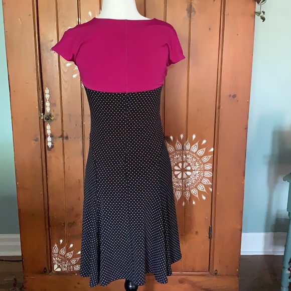 Eva Varro knee length polka dot dress. - Picture 2 of 11